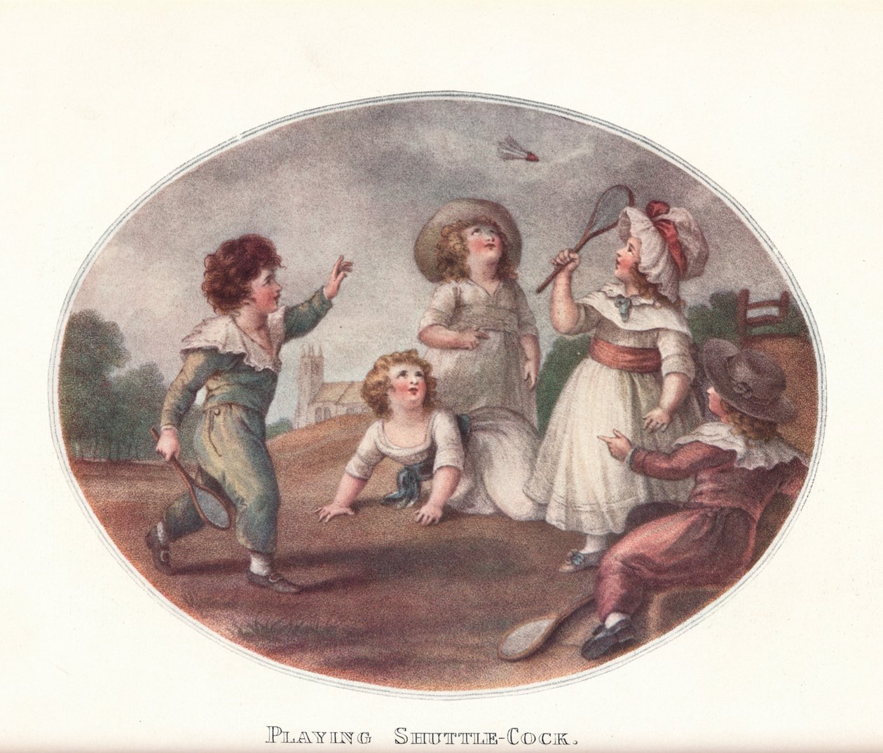 Spiller Shuttle-Cock, 1906 av William Hamilton