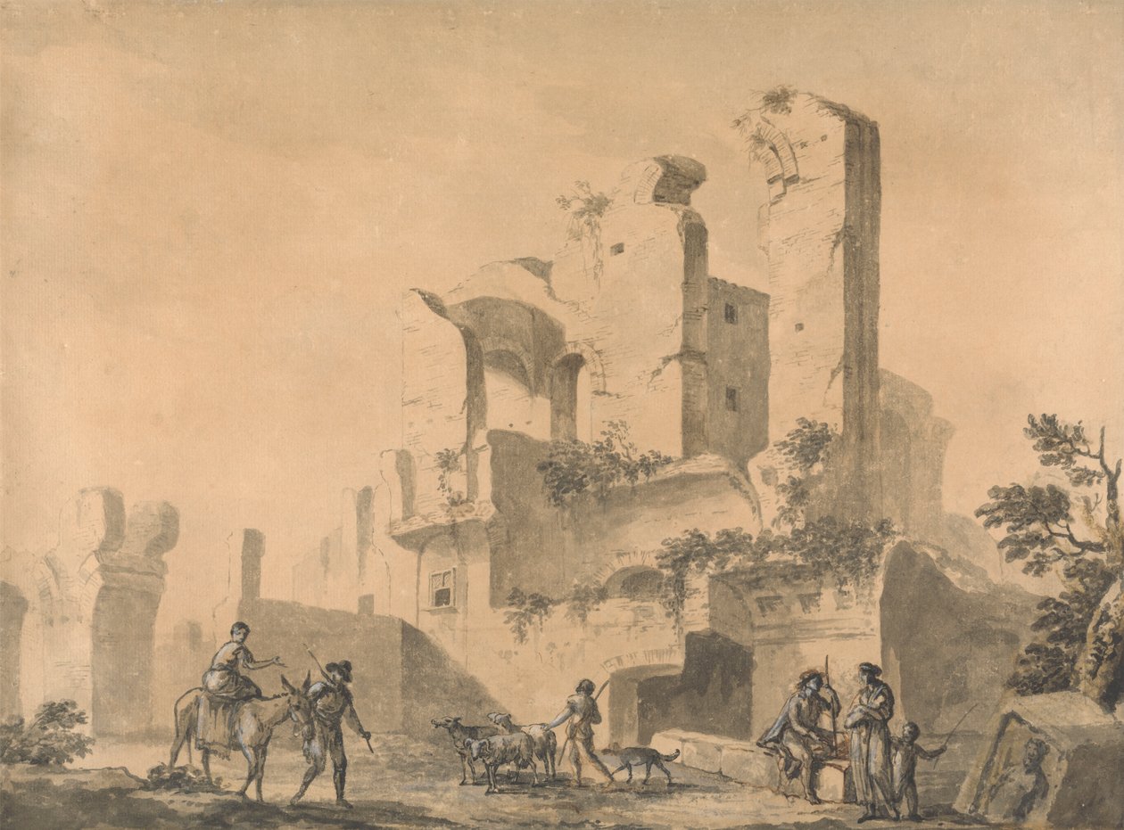 Ruiner i Roma av William Hamilton