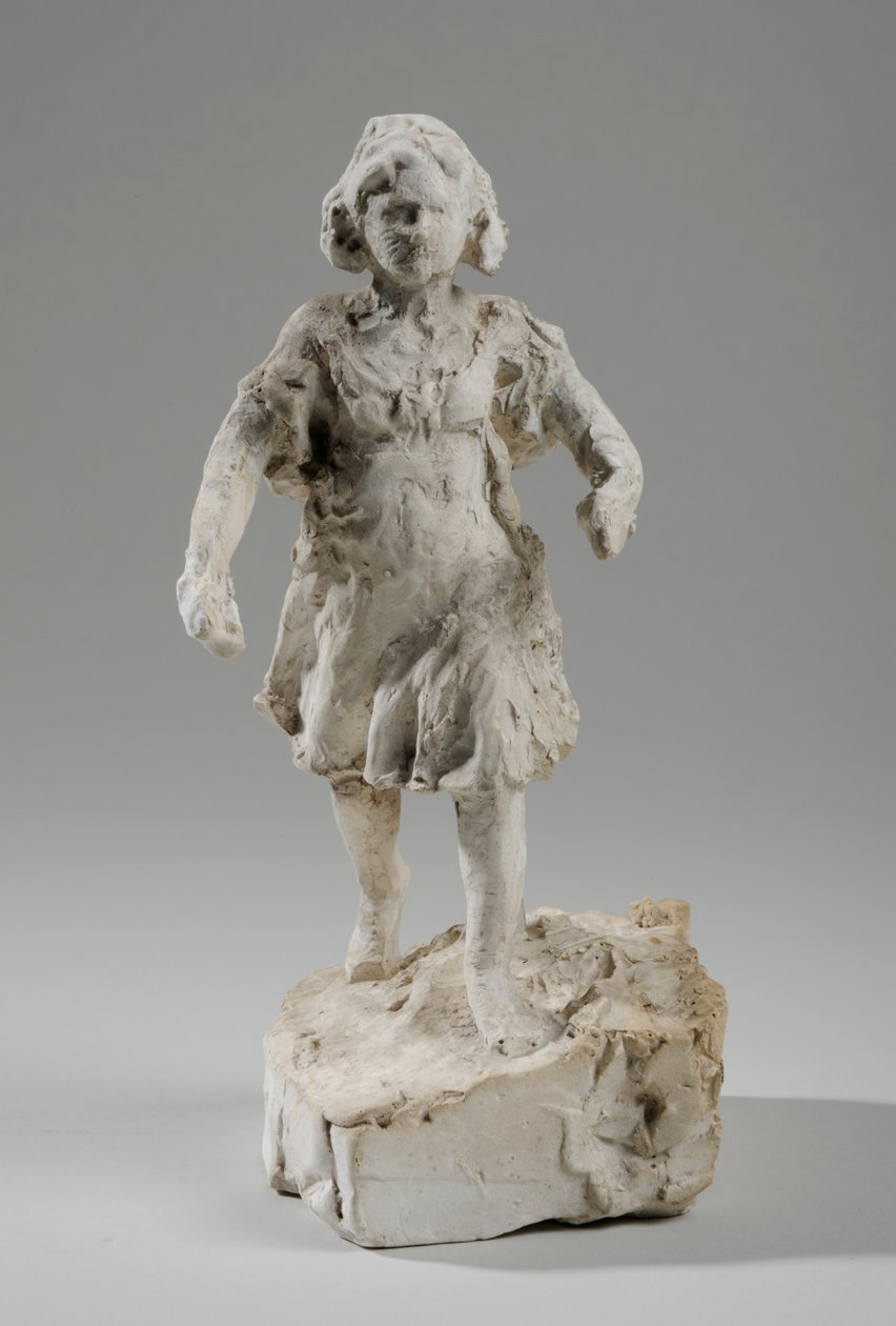 Maquette for Figure of a Girl Running (gips) (se også 440336) av William Hamo Thornycroft