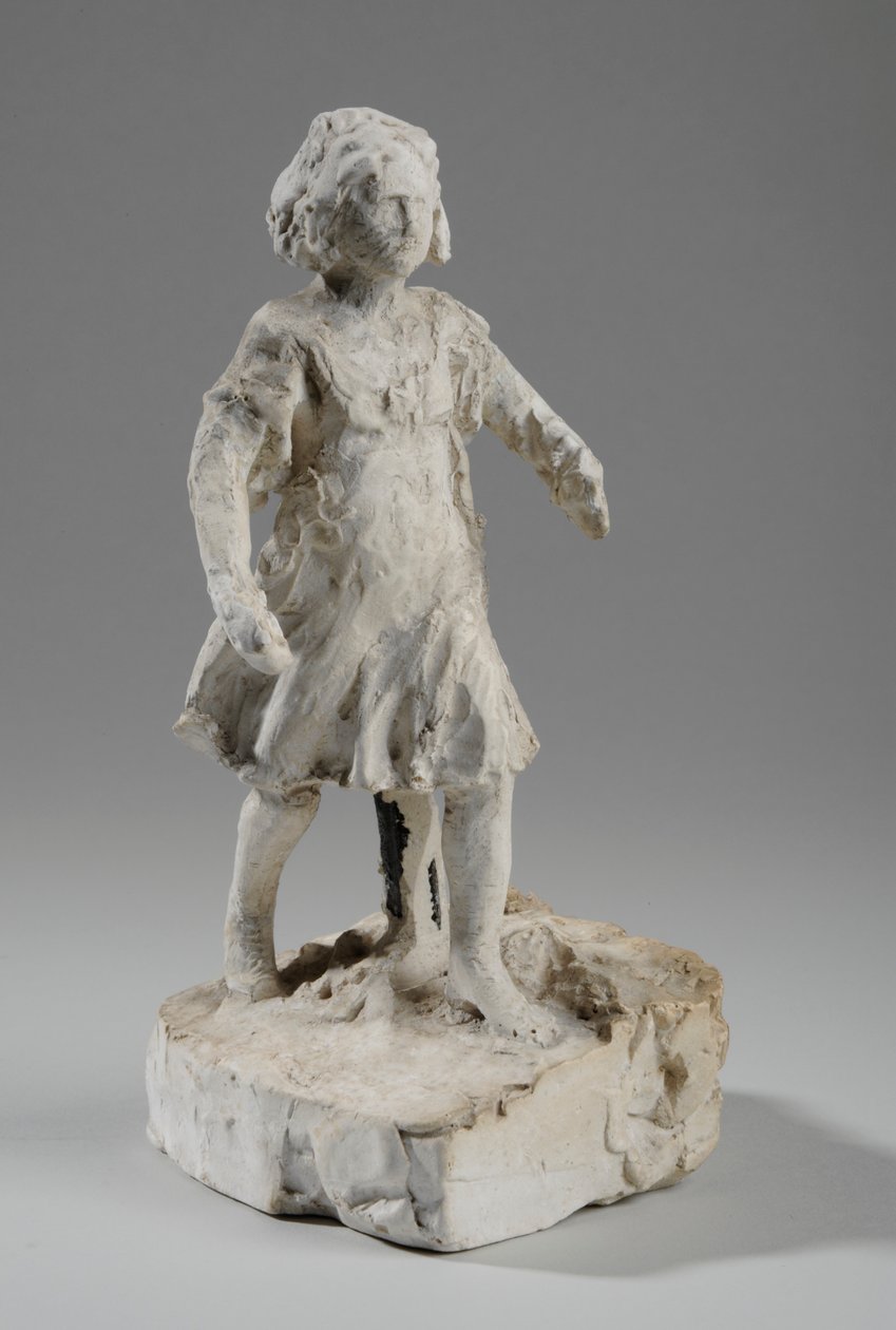 Maquette for Figure of a Girl Running (gips) (se også 440337) av William Hamo Thornycroft