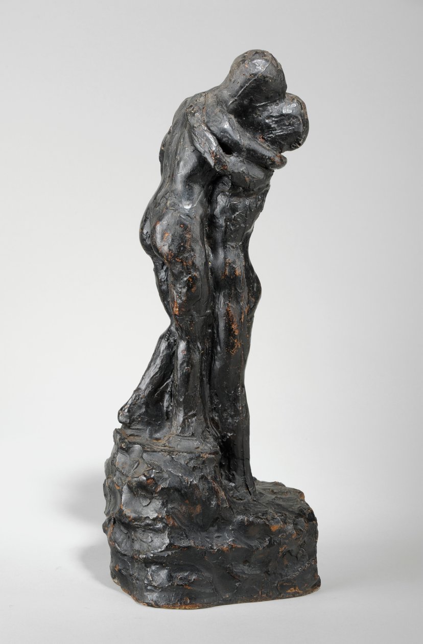 Maquette for The Kiss, ca. 1916 (malt gips) (se også 440229) av William Hamo Thornycroft