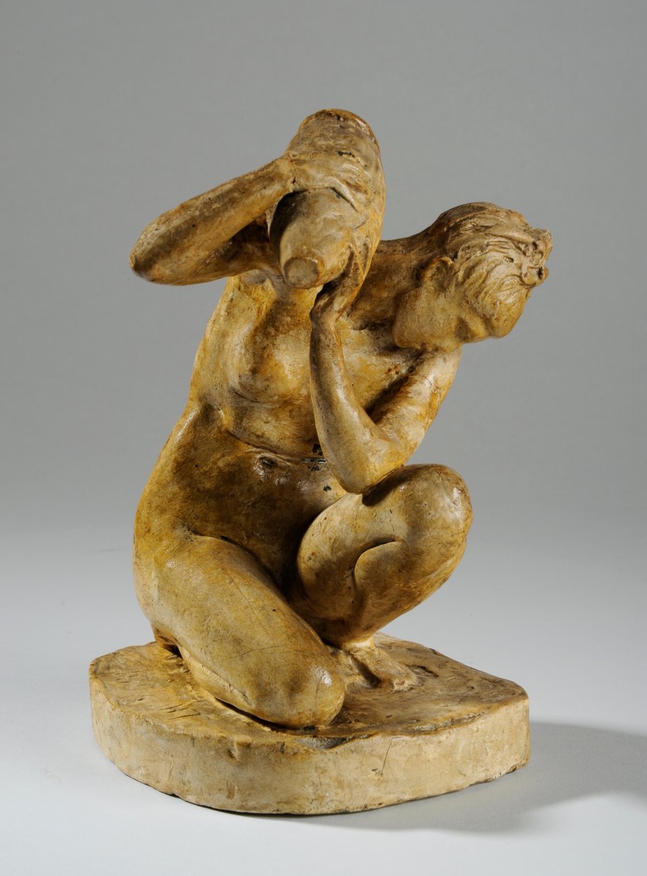 Maquette for en statuett av en kvinne som vasker av William Hamo Thornycroft