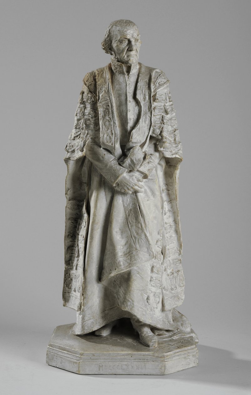 Maquette for statuen av William Ewart Gladstone på The Strand, London, ca. 1905 av William Hamo Thornycroft