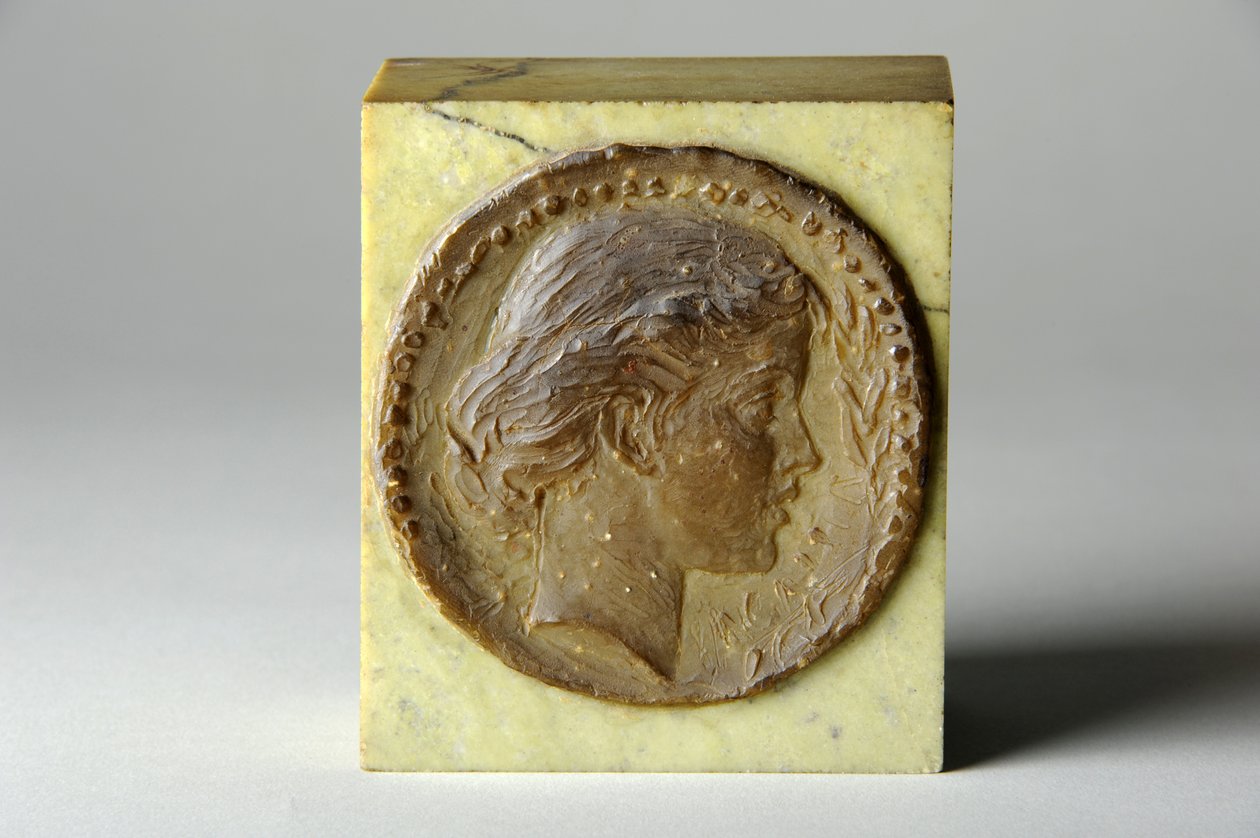 Medaljongportrett av Agatha Thornycroft, ca. 1900 (voks) av William Hamo Thornycroft