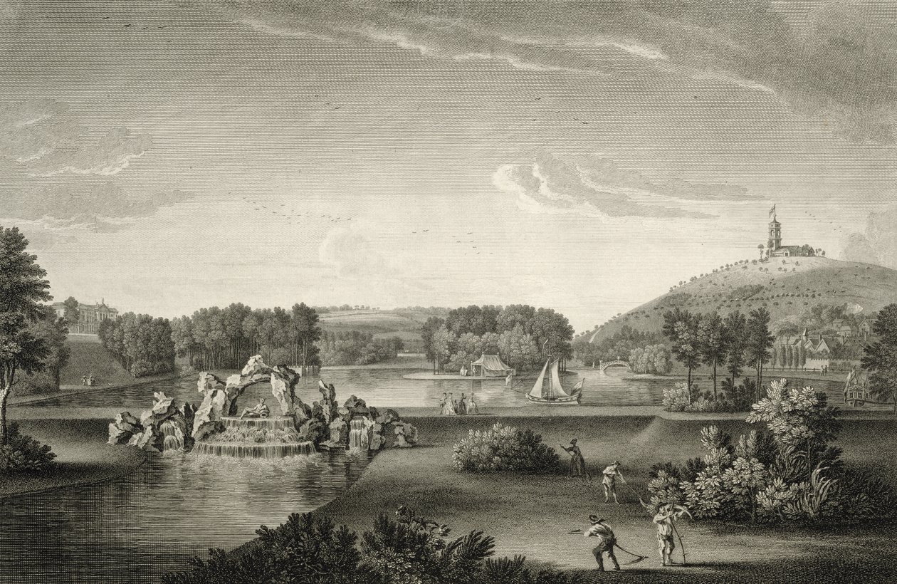 West Wycombe Park, gravert av William Woollett (1735-85) av William Hannan