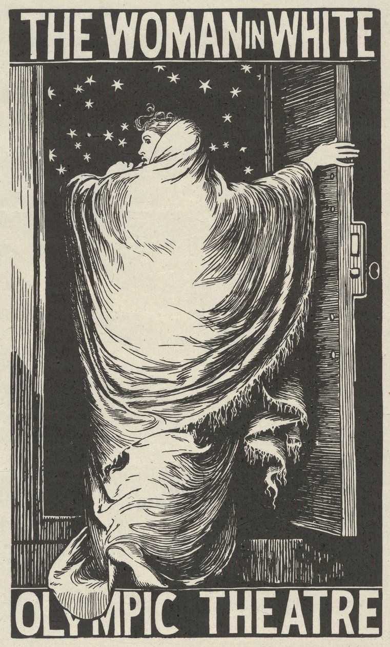 Kvinnen i hvitt, 1871. av William Harcourt Hooper
