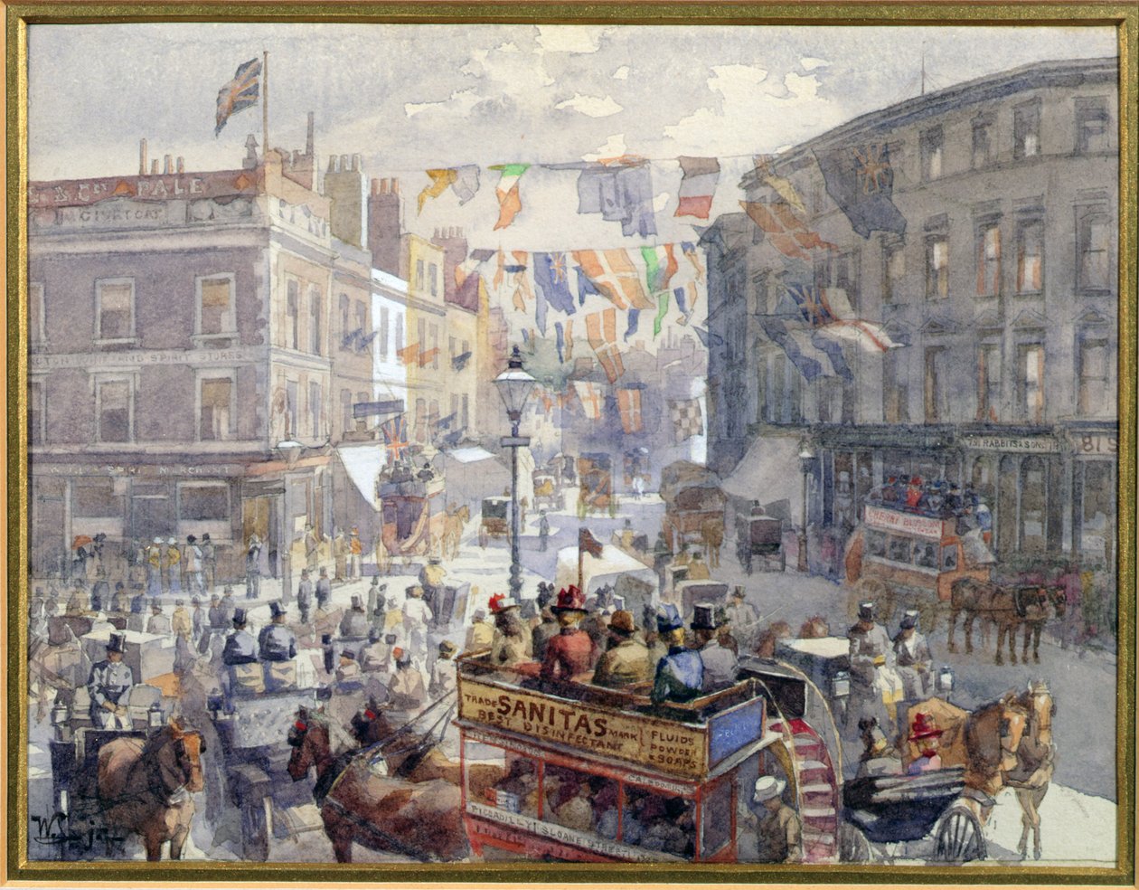 The Jubilee, Kensington High Street, London, 1901 av William Harding Collingwood Smith