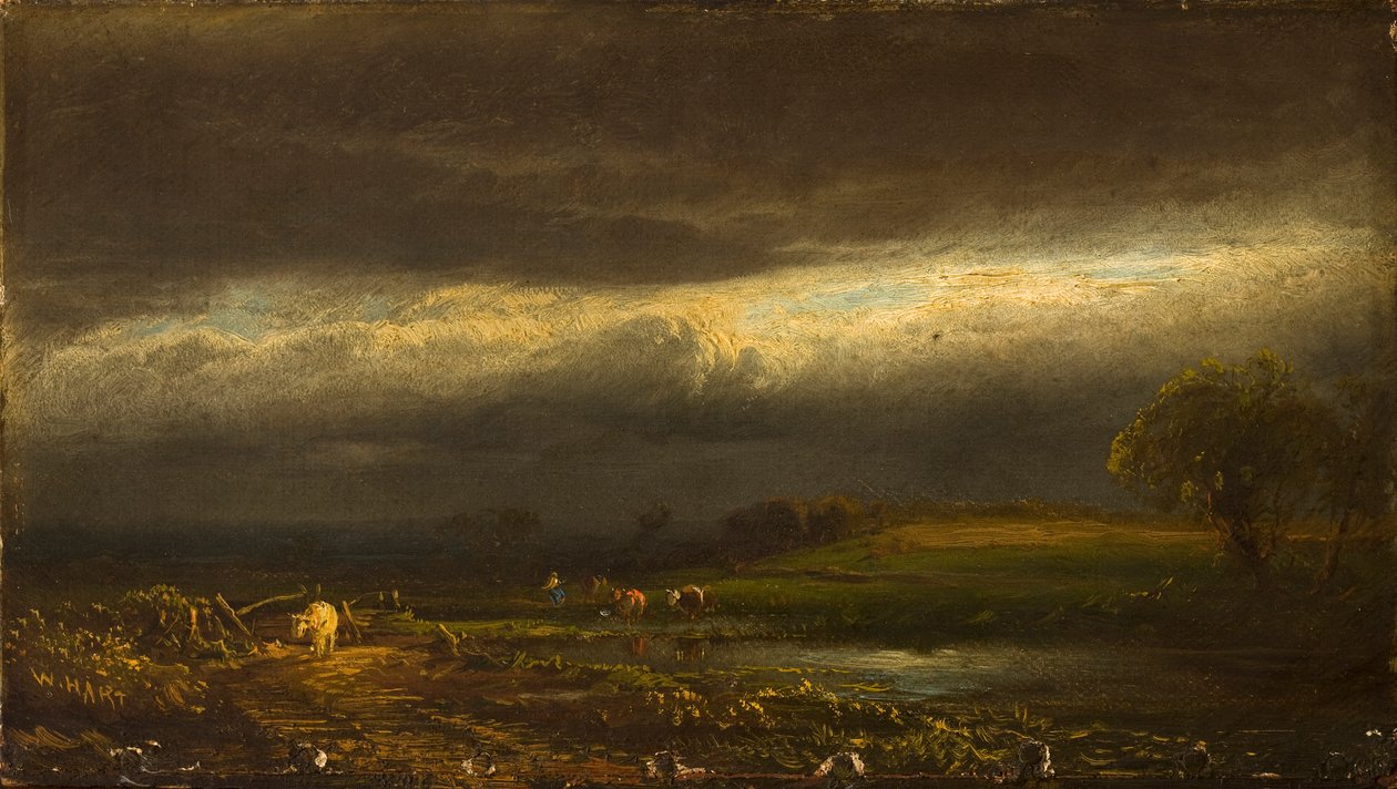 Coming Storm, Lake Cayuga (N.Y.) av William Hart