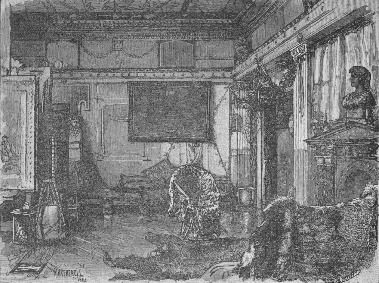 Alma Tademas tidligere studio, 1890 av William Hatherell