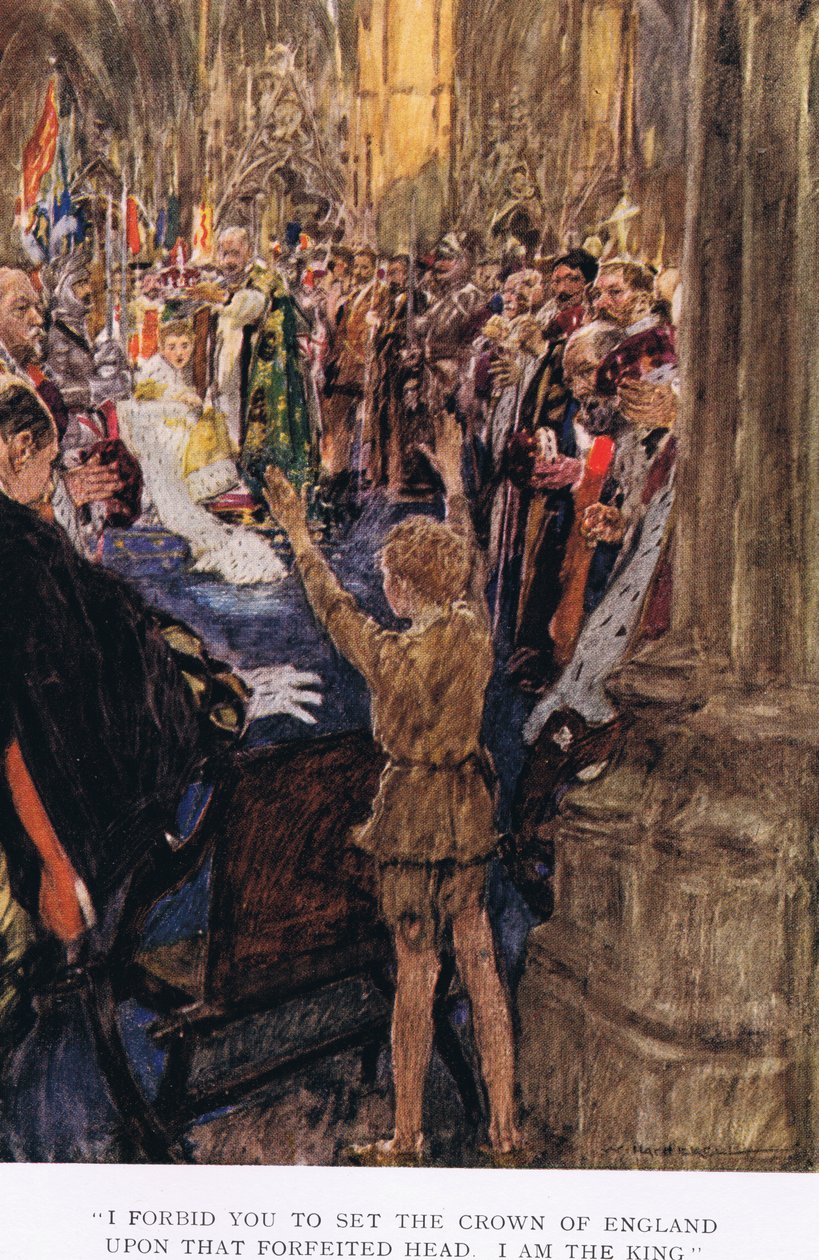 "Jeg forbyr deg å sette Englands krone på det forspilte hodet" av William Hatherell