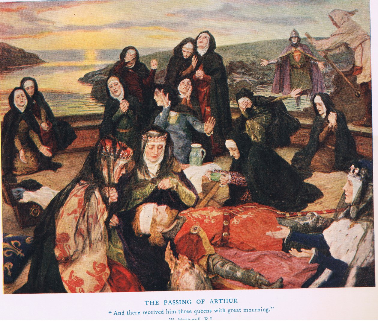 The Passing of Arthur, illustrasjon fra 