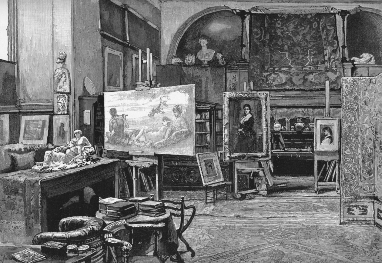 Studioet, 1896 av William Hatherell