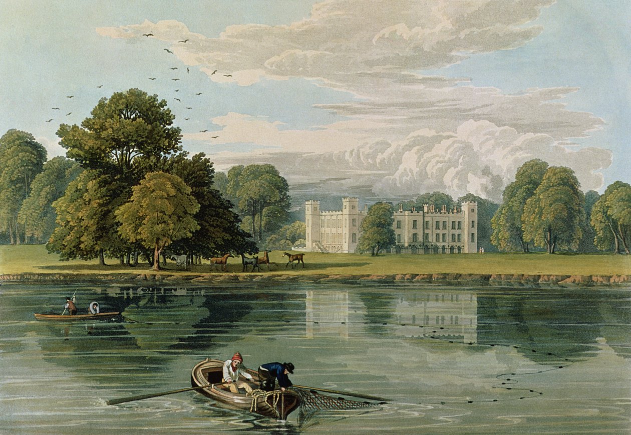 Sion House, gravert av Robert Havell (1769-1832) 1815 (fargegravering) av William Havell