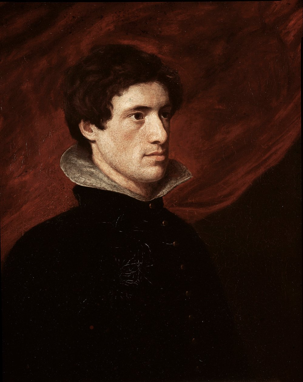 Portrett av den engelske forfatteren Charles Lamb (1775-1834) Maleri av William Hazlitt (1775-1830) 1800-tallet Søn. 76,2x62,2 cm London, National Portrait Gallery av William Hazlitt