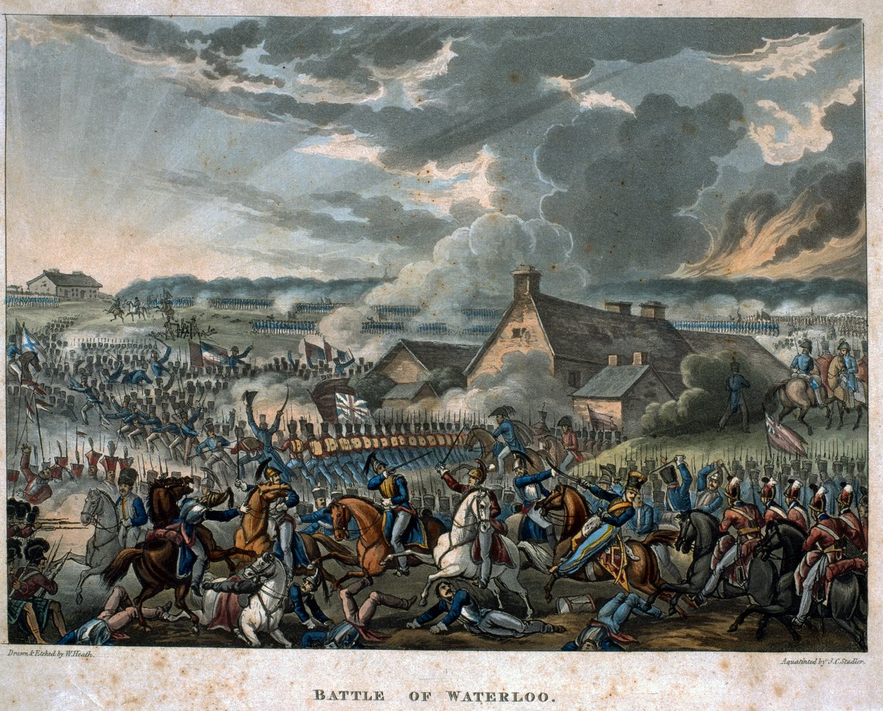 Battle of Waterloo 1815, plate 29 fra 