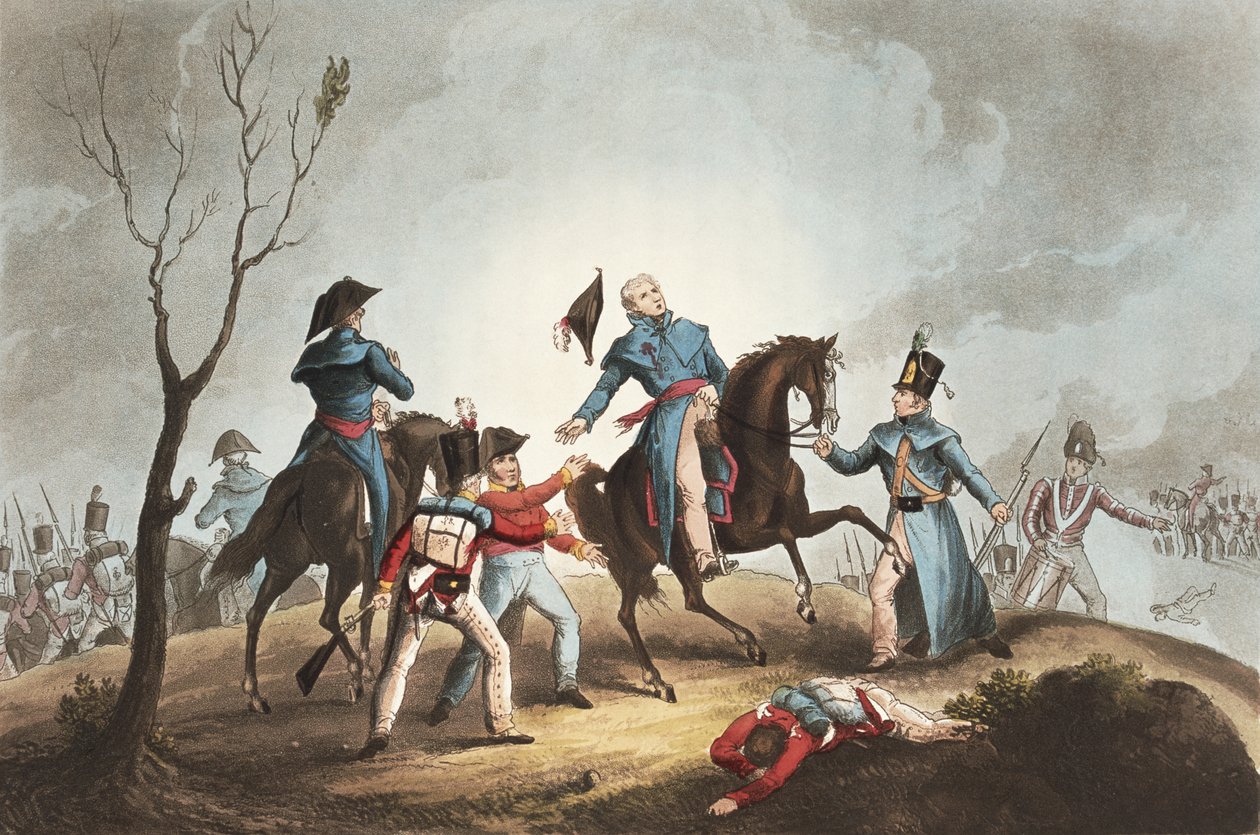 Sir John Moores død (1761-1809) 17. januar 1809, fra 