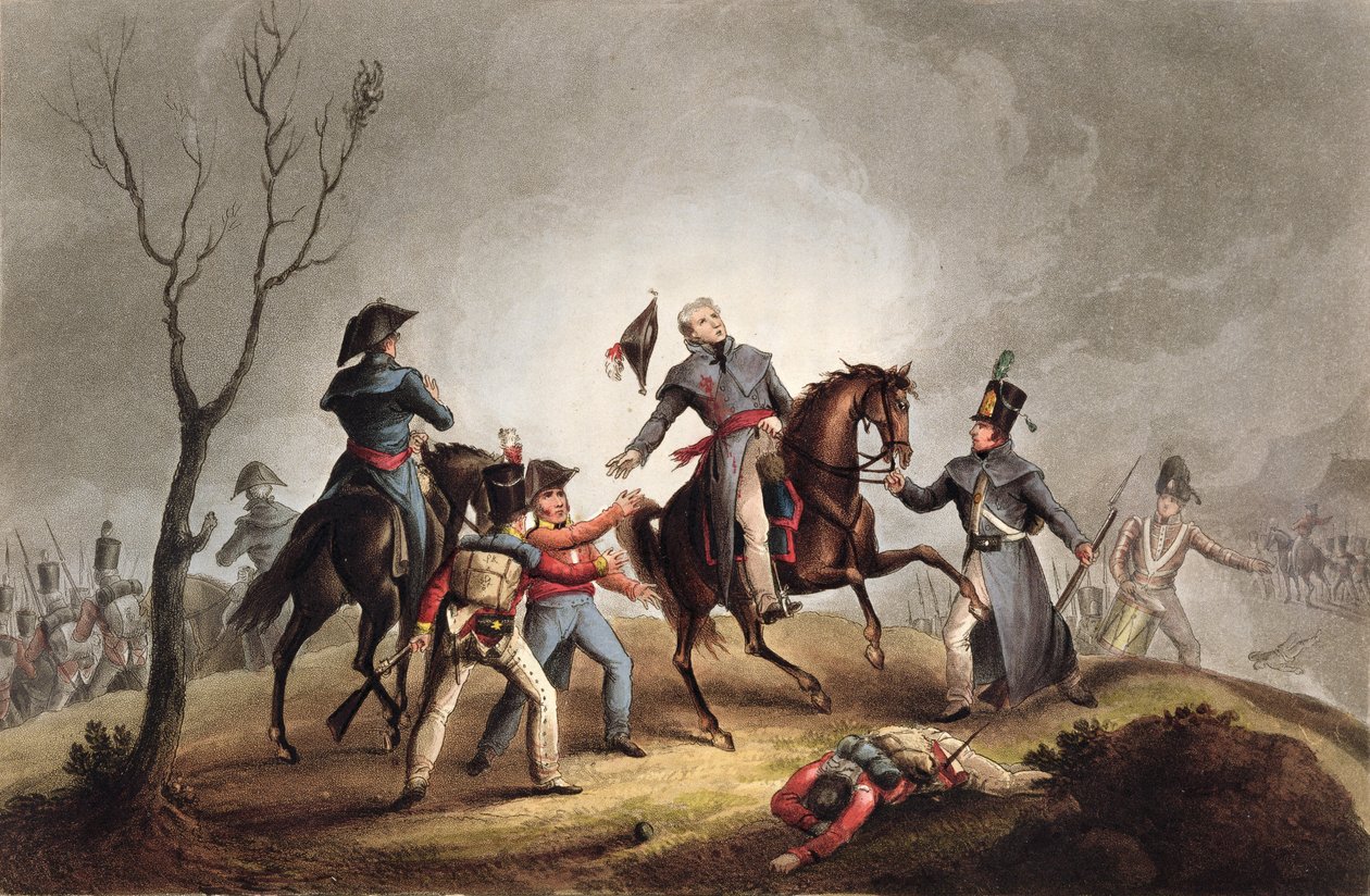 Sir John Moores død (1761-1809) 17. januar 1809, fra 