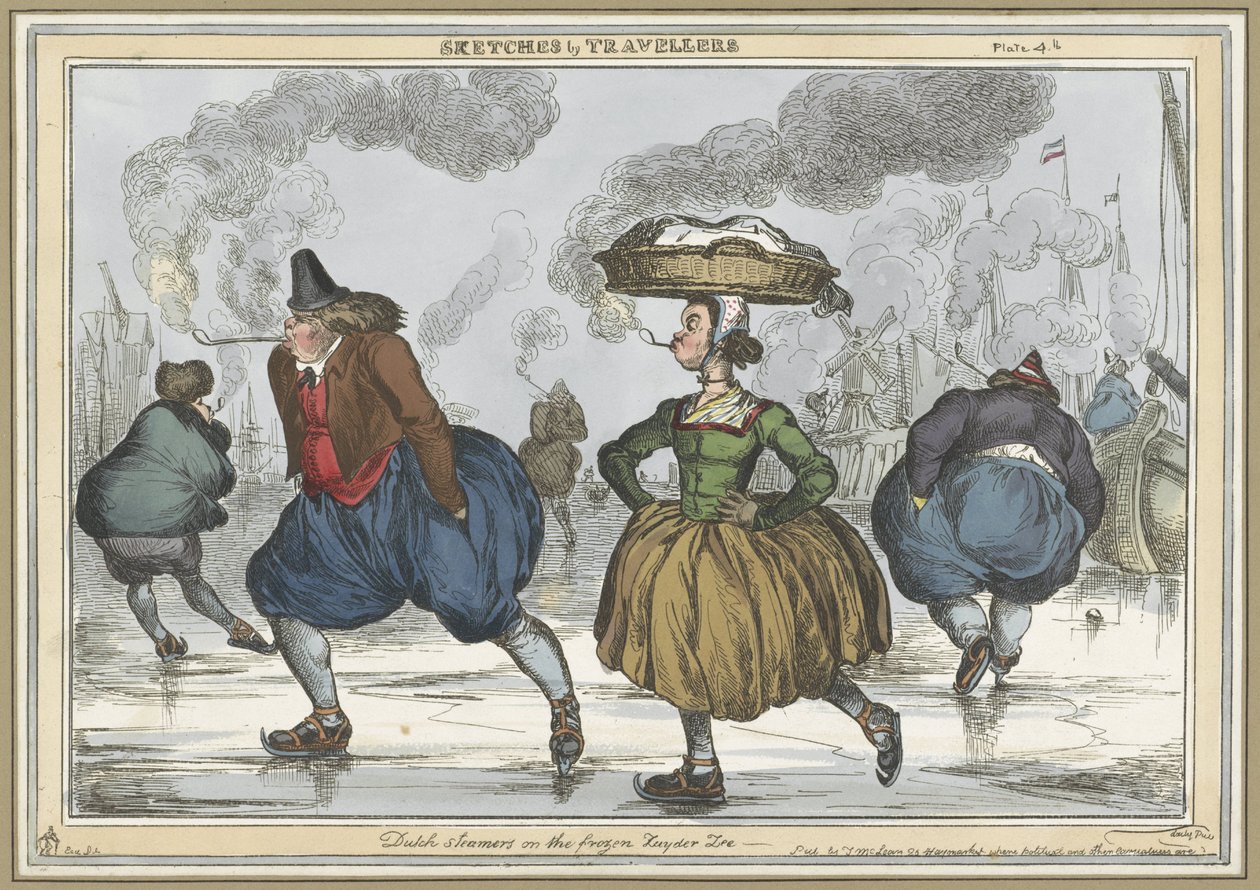 Nederlandske dampskip av William Heath