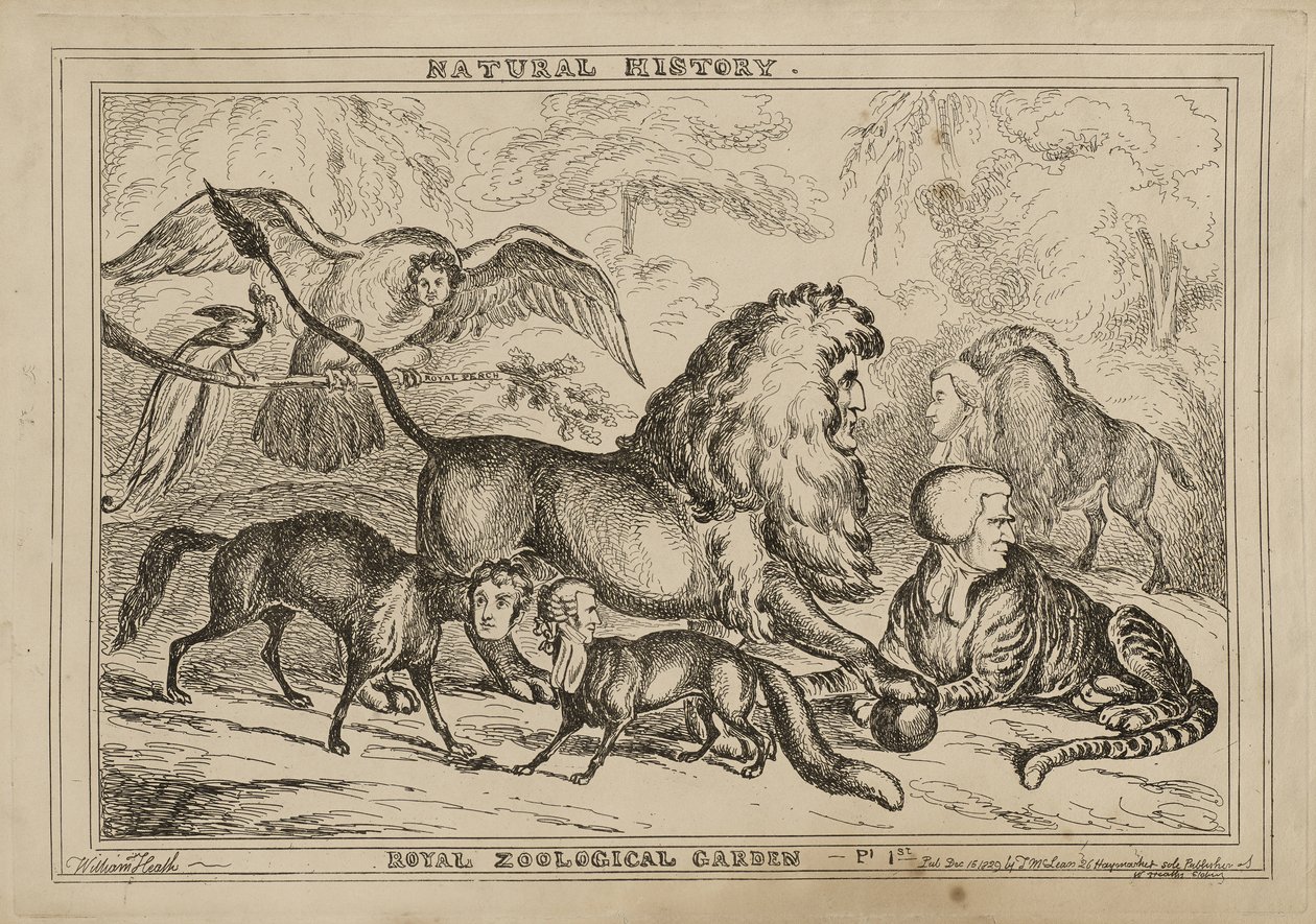 Royal Zoological Garden, publisert 15. desember av William Heath