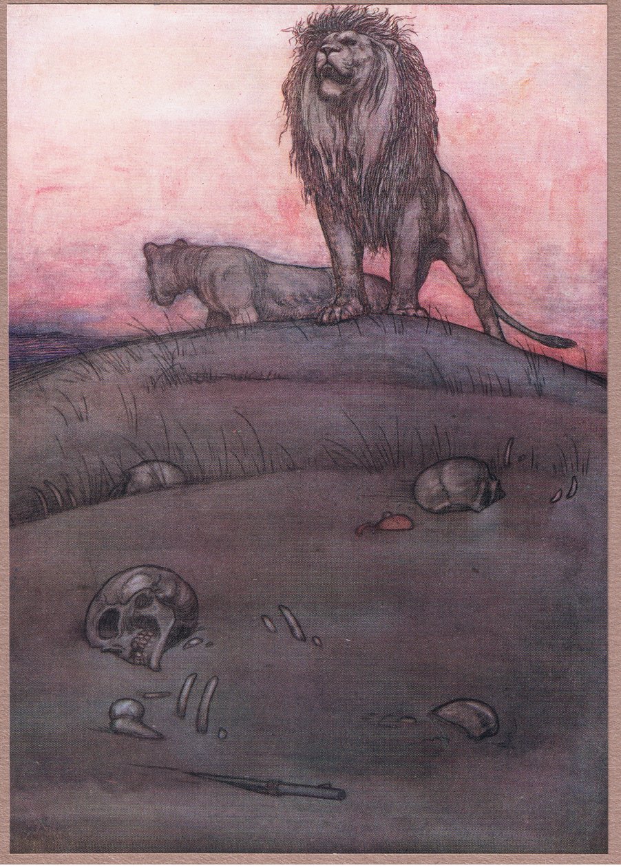 På sanddriften på marksiden av William Heath Robinson