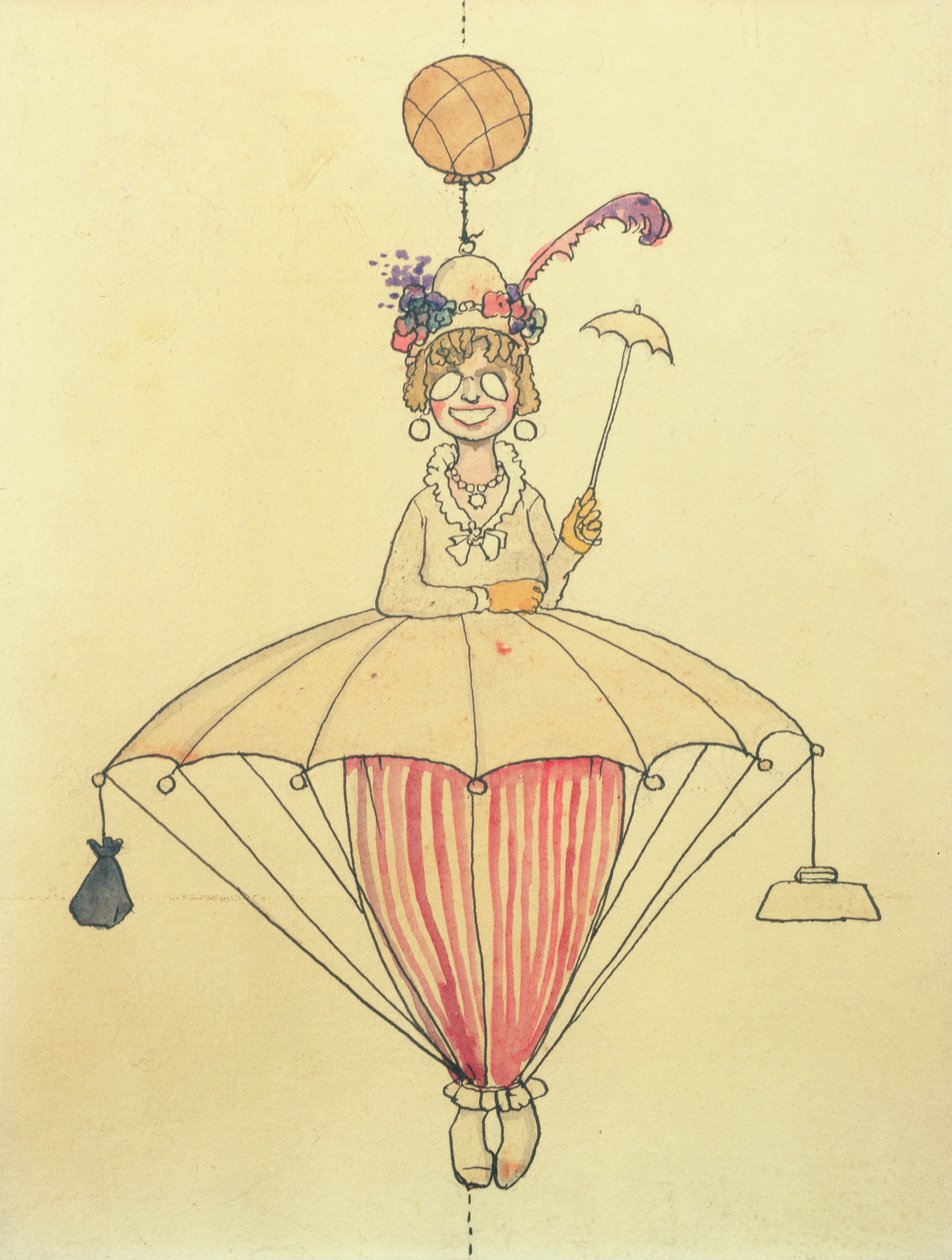 Det personlige flyreisesystemet for damer av William Heath Robinson