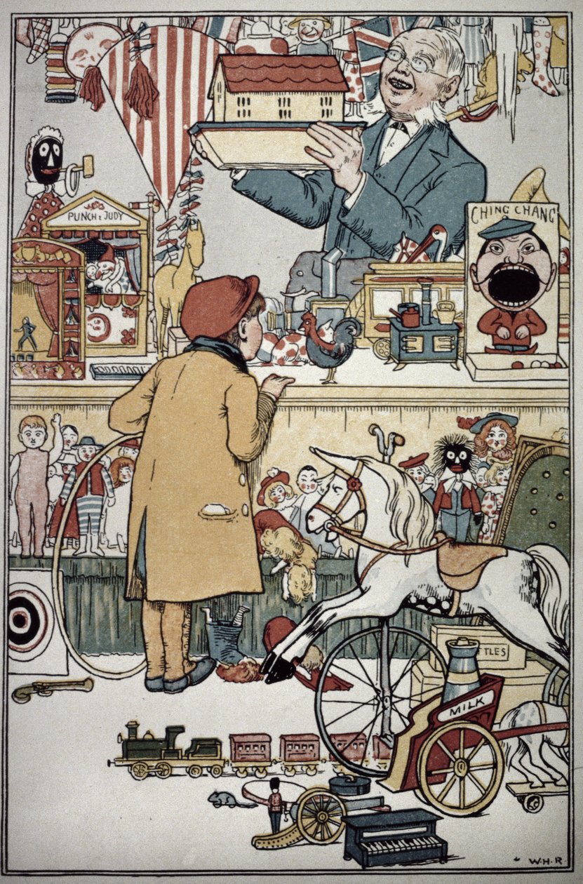 Lekebutikken, 1900 (trykk) av William Heath Robinson