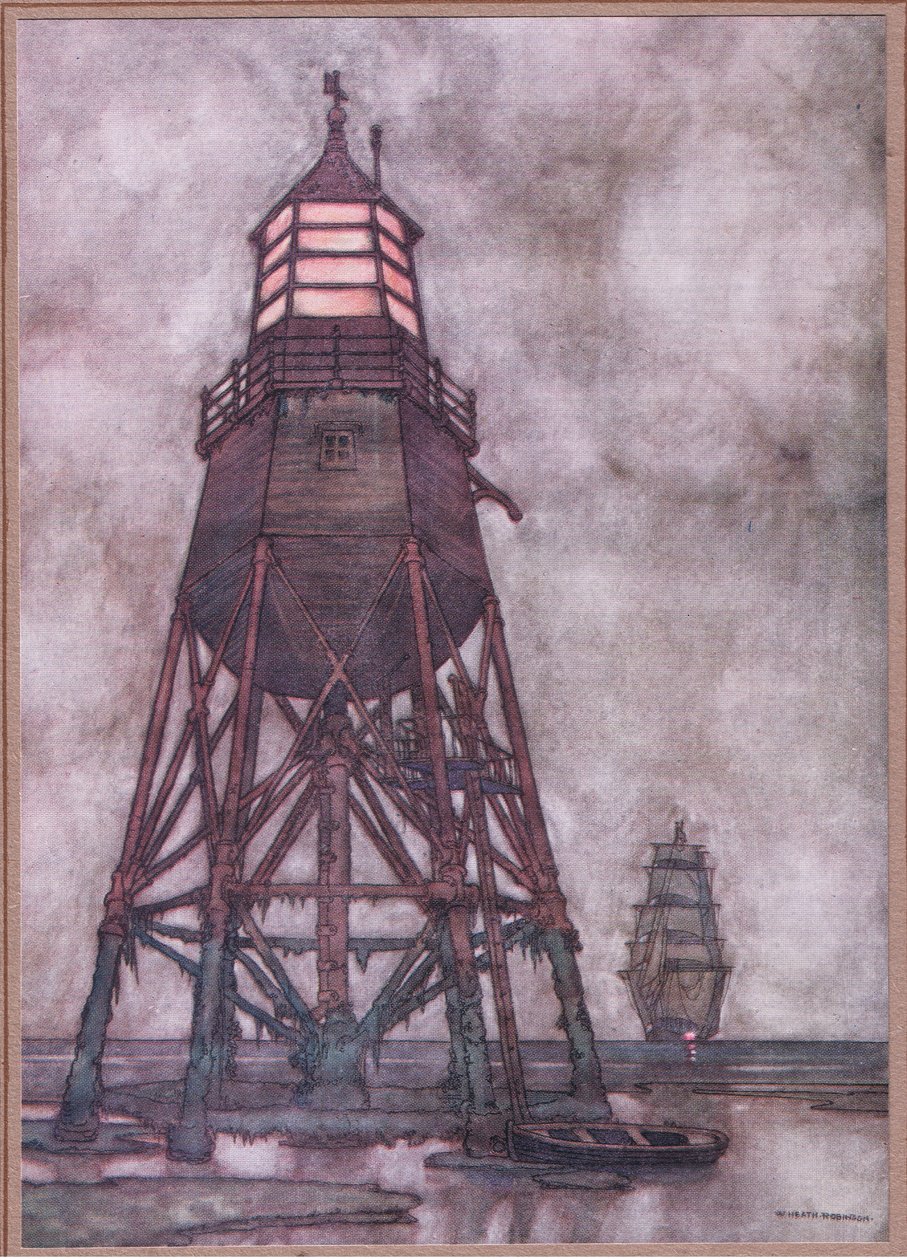 De kystvise lysene i England av William Heath Robinson