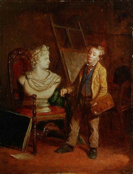 Den unge kunstneren av William Hemsley