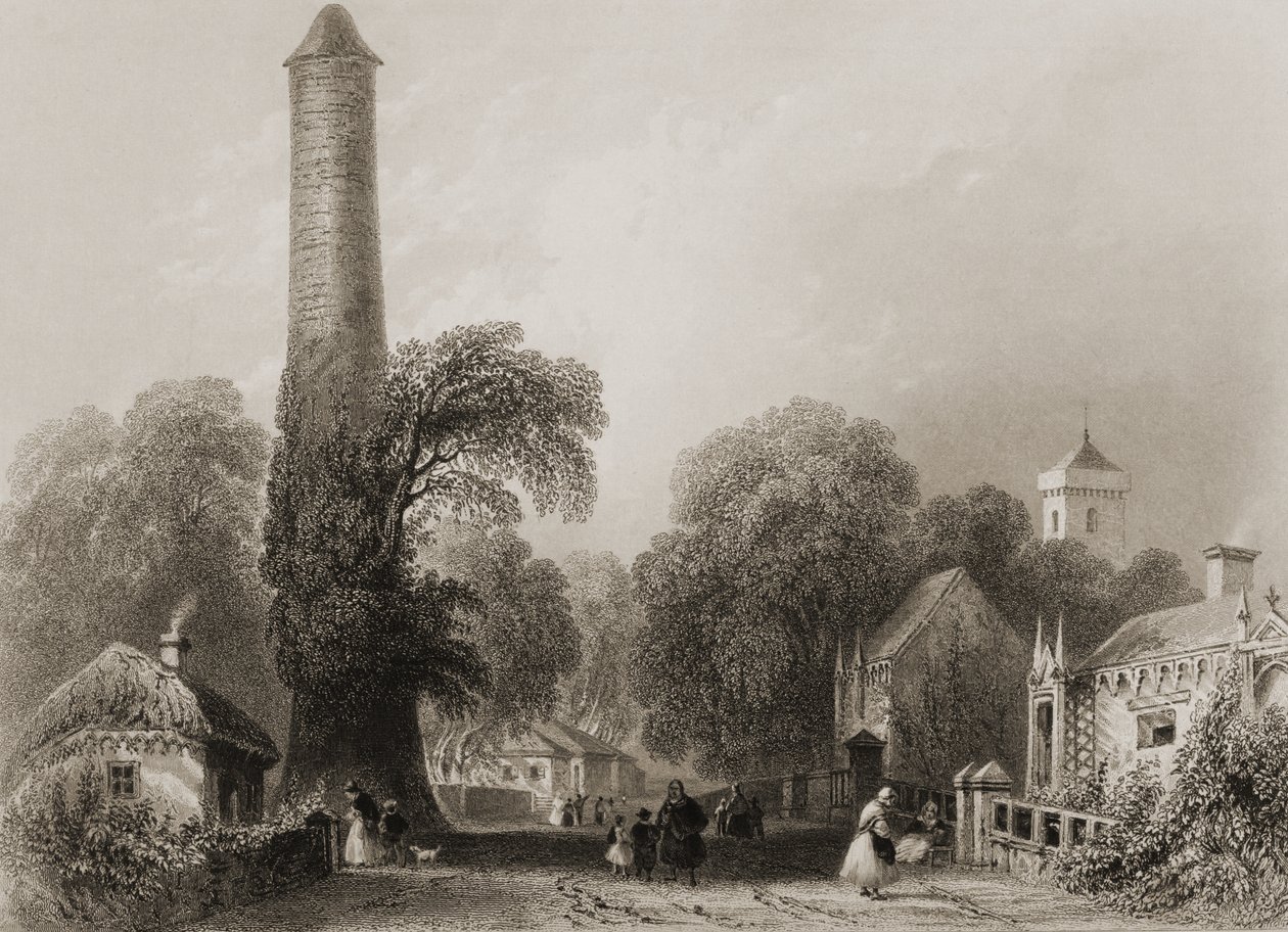 Clondalkin, County Dublin, Irland, fra 