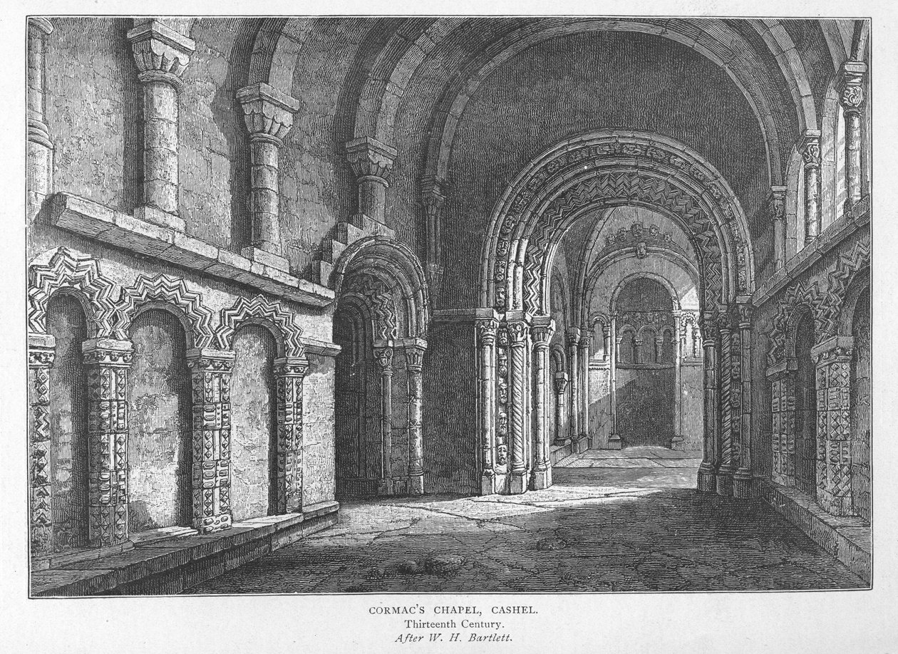 Cormacs kapell, Cashel av William Henry Bartlett