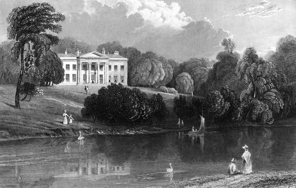 Debden Hall, Essex, 1833 av William Henry Bartlett