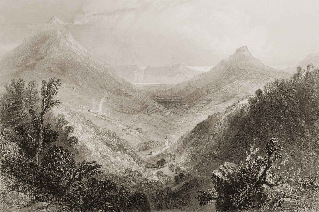 Glen of the Downs, County Wicklow, Irland, fra 