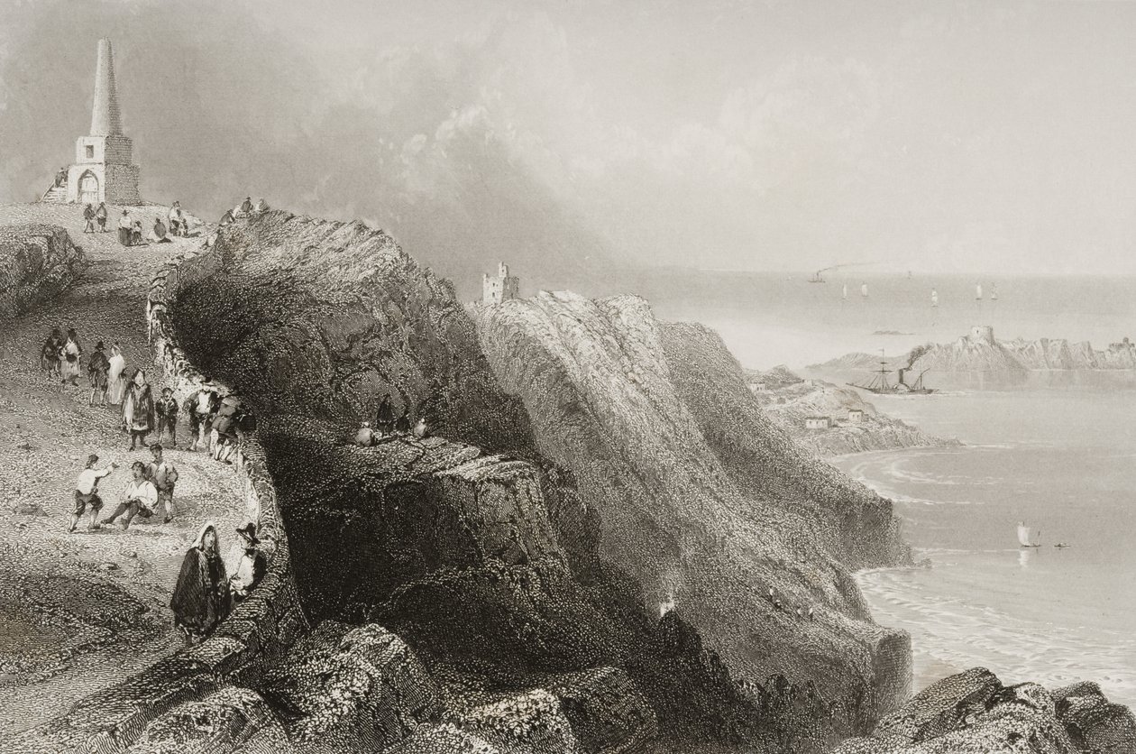 Killiney Hill, County Dublin, Irland, fra 
