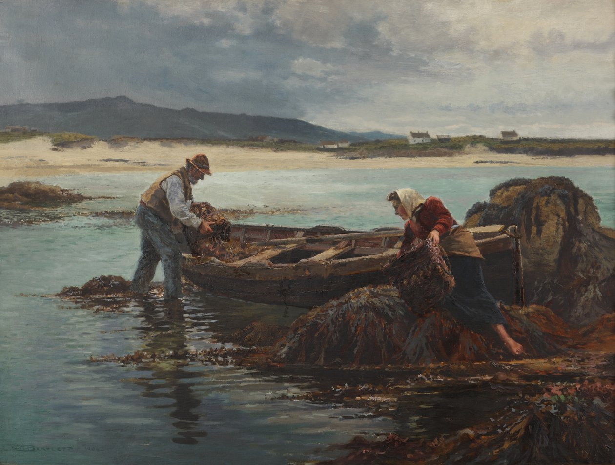 The Dulse Gatherers, 1904 av William Henry Bartlett