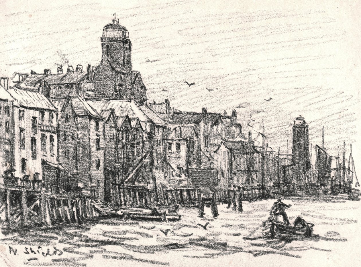 North Shields (kull på papir) av William Henry Charlton