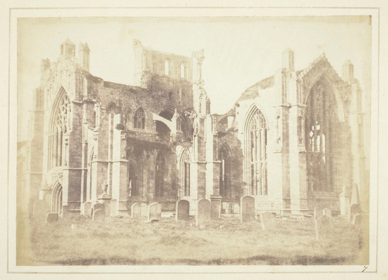 Melrose Abbey av William Henry Fox Talbot