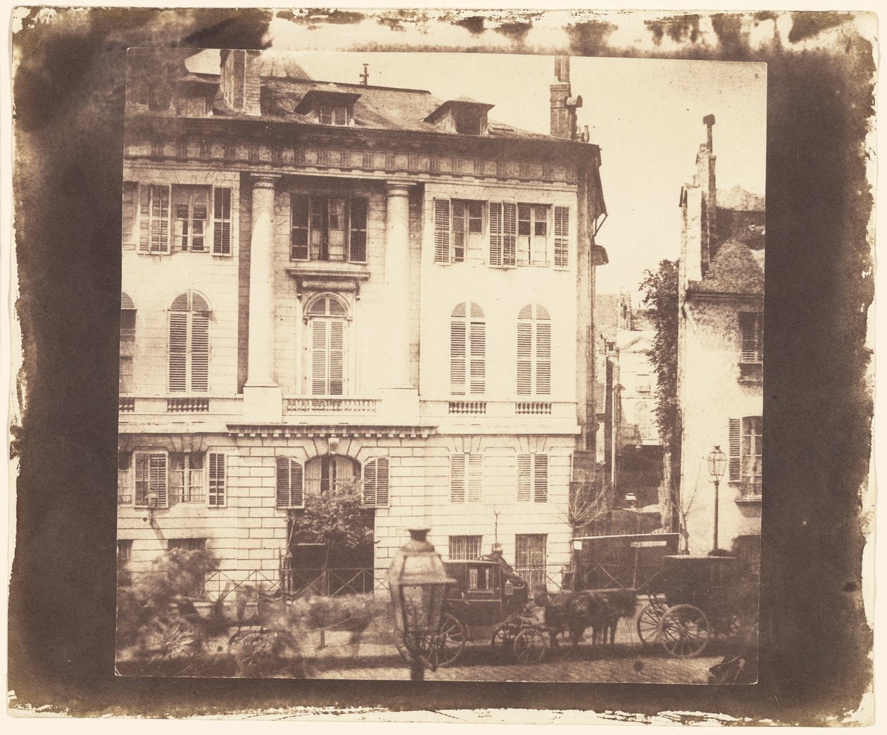 Parisiske rekkehus i Paris av William Henry Fox Talbot