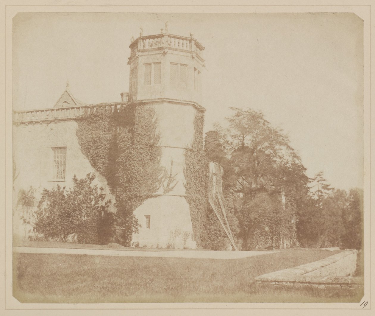 Tårnet i Lacock Abbey av William Henry Fox Talbot