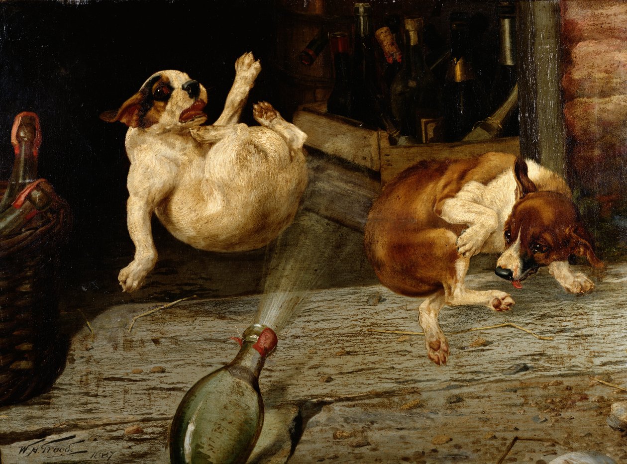 Et overraskende resultat, 1887 (en av et par) av William Henry Hamilton Trood