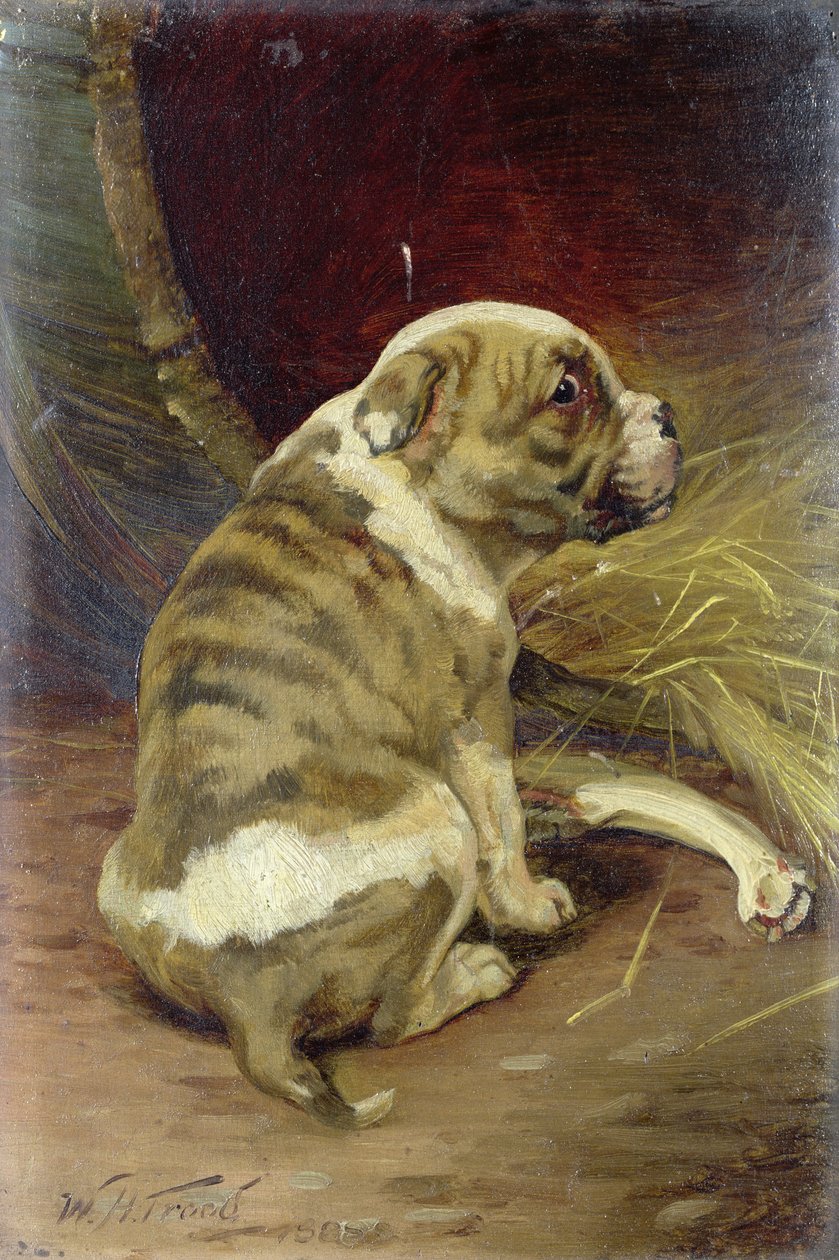 Give a Dog a Bone, 1888 (brett) av William Henry Hamilton Trood