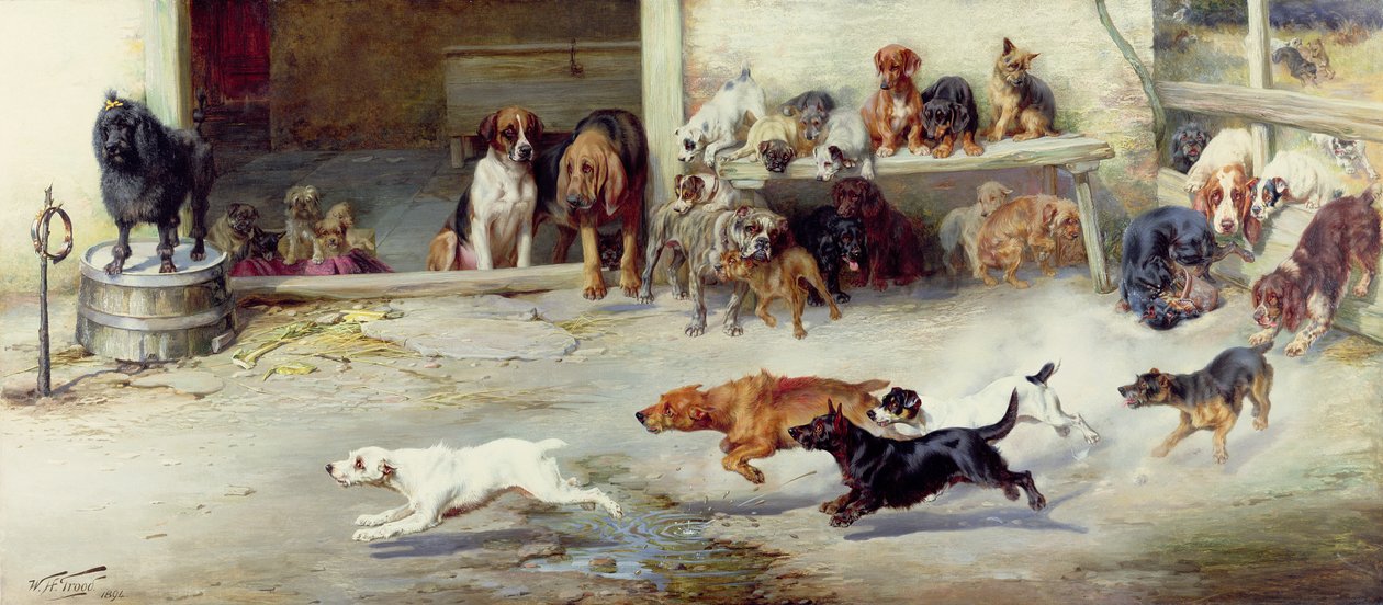 Hot Pursuit, 1894 av William Henry Hamilton Trood