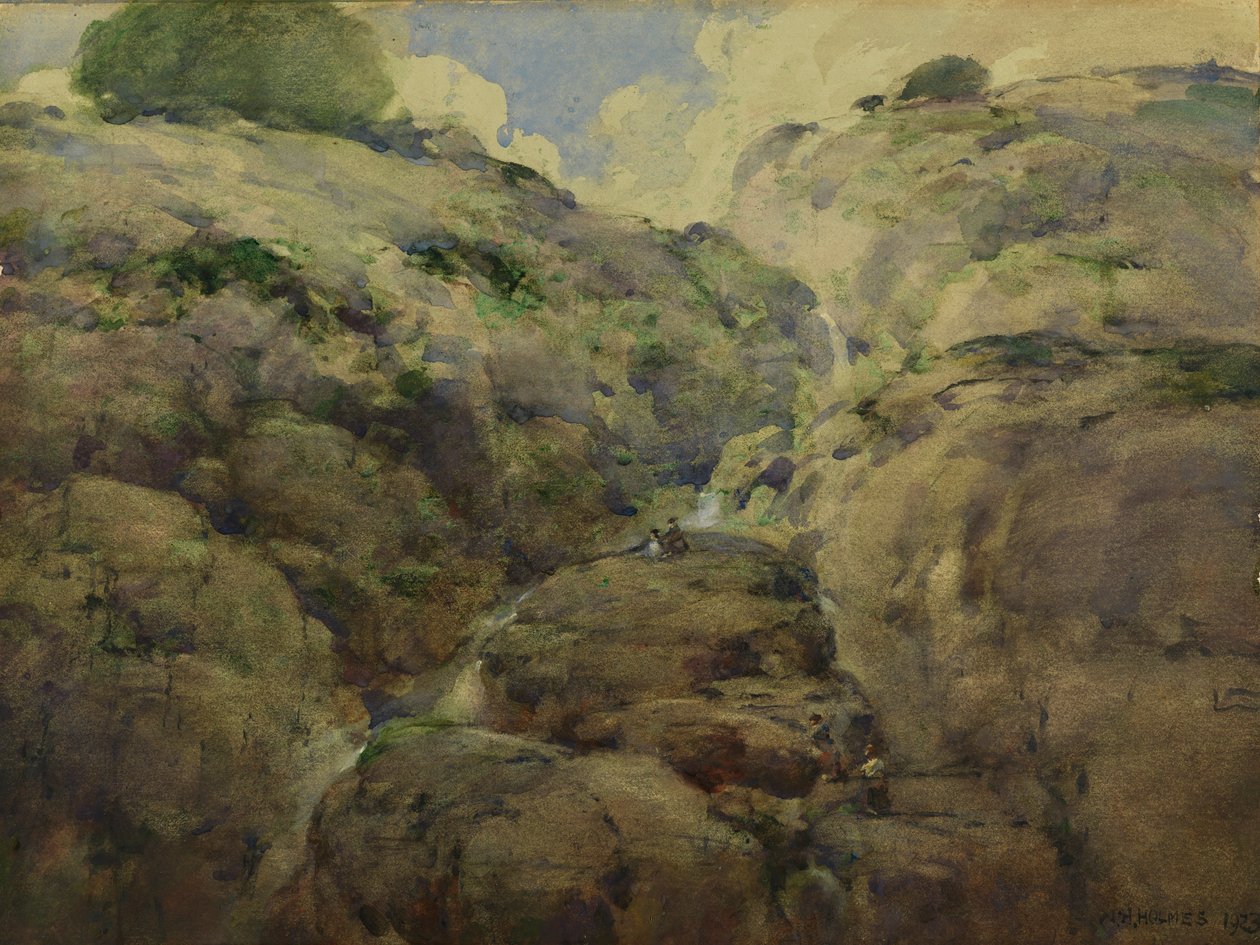 Mountain Gorge, Colorado, 1923. av William Henry Holmes