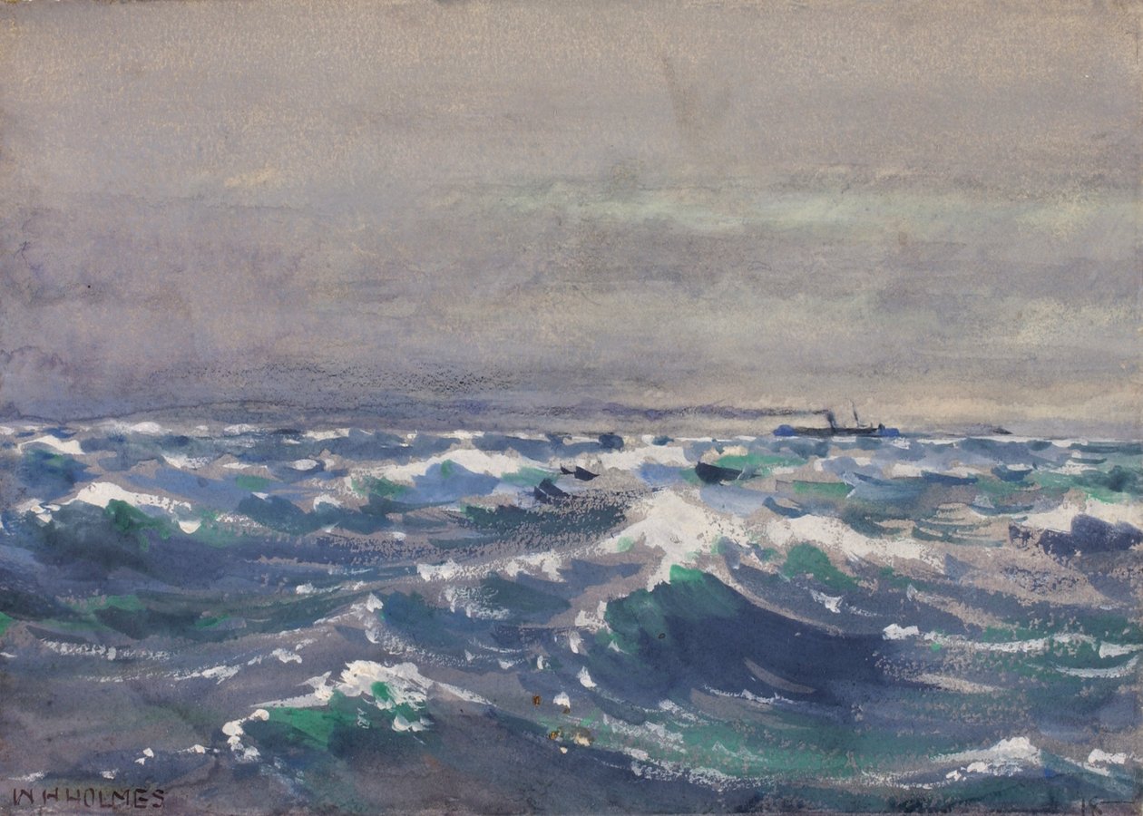 På Steamer Bremen, utenfor Nova Scotia, 1880. av William Henry Holmes