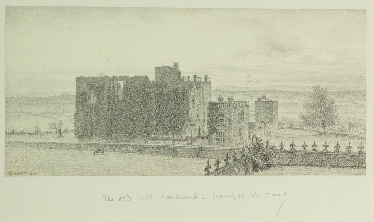 Hardwick Old Hall av William Henry Hunt