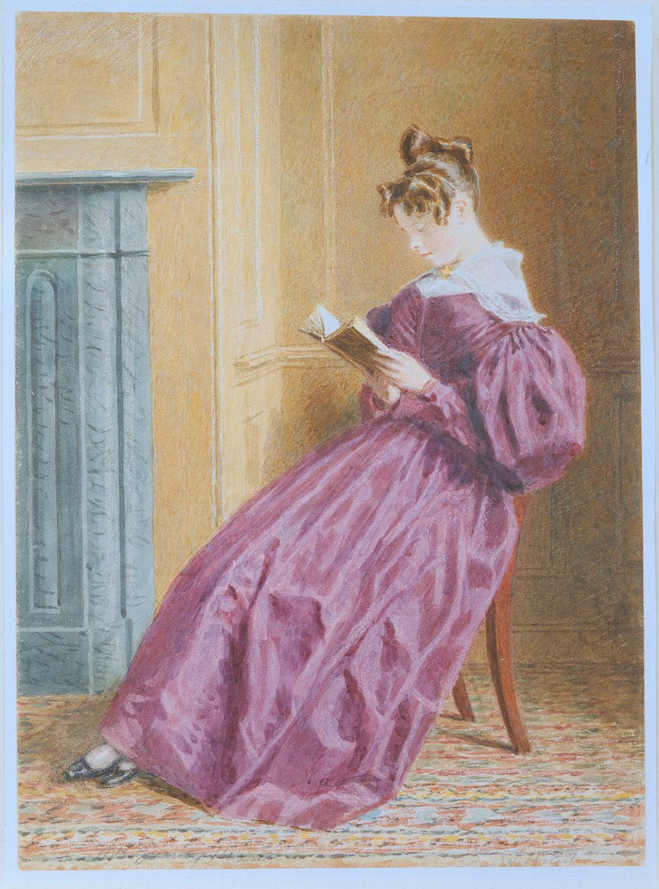 Mrs Gurney Hoare, ca. 1837 (blyant, wc og gouache på papir) av William Henry Hunt