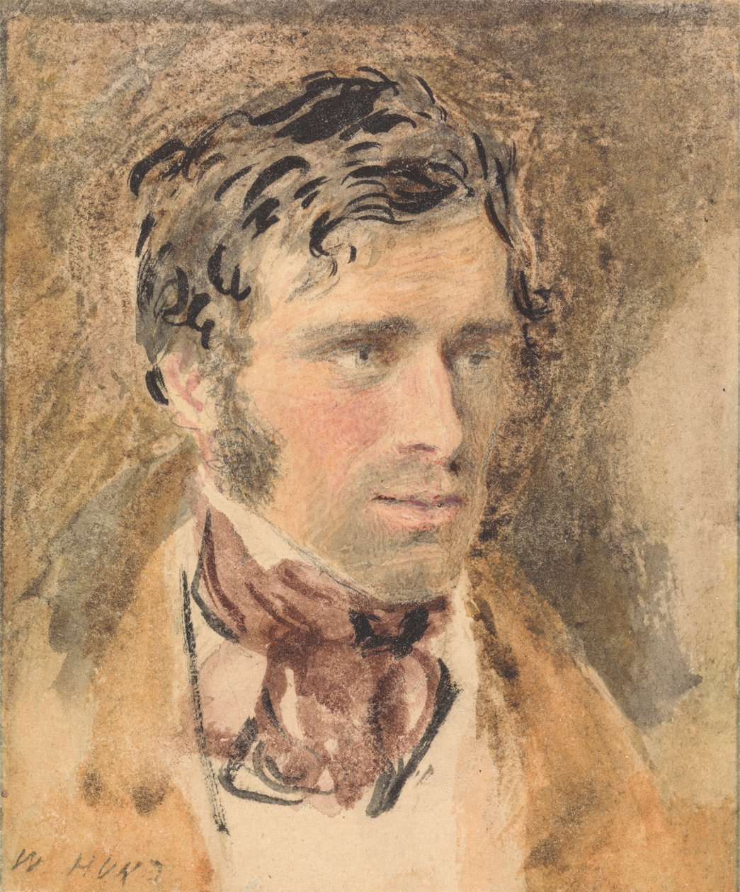 Portrett av en mann av William Henry Hunt