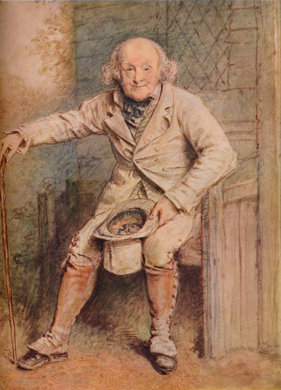 Portrett av kunstneren, 1800-tallet av William Henry Hunt
