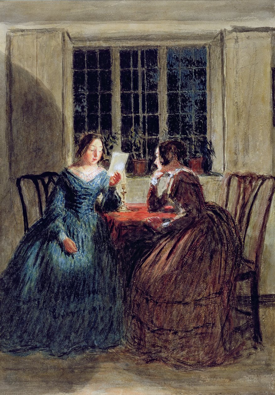 Scene med levende lys av William Henry Hunt