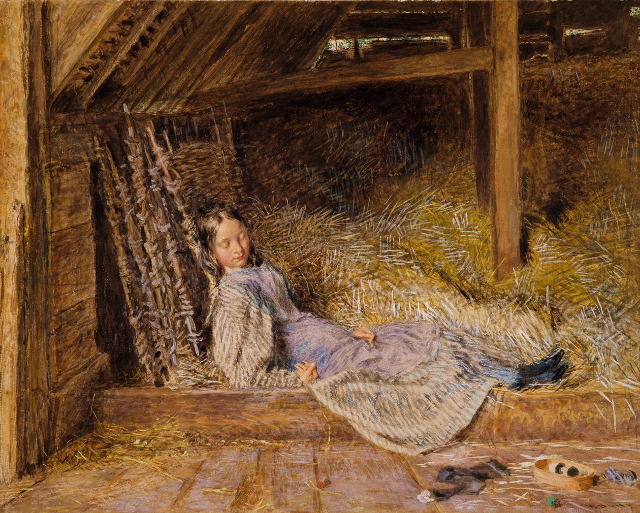 Slumber, ca. 1835-40 av William Henry Hunt