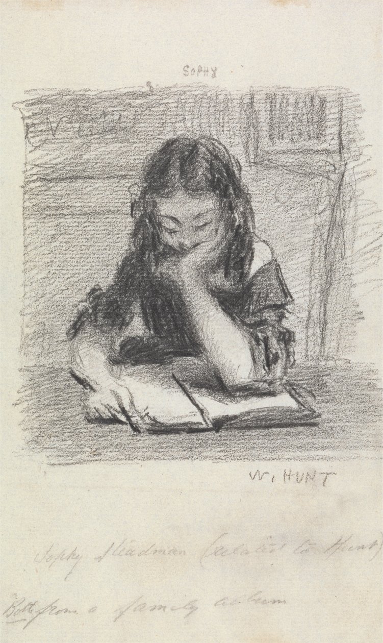 Sophy Steadman-lesing av William Henry Hunt